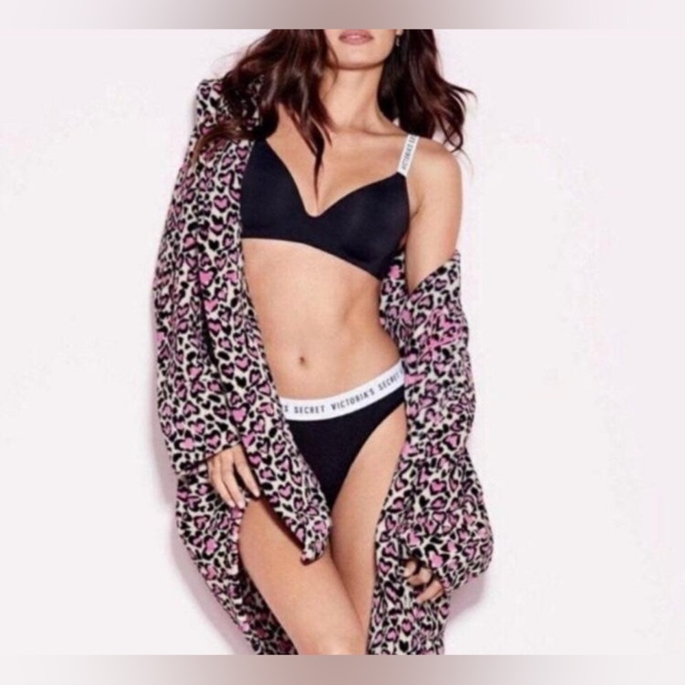 Victoria's Secret Leopard Print Robe NIB